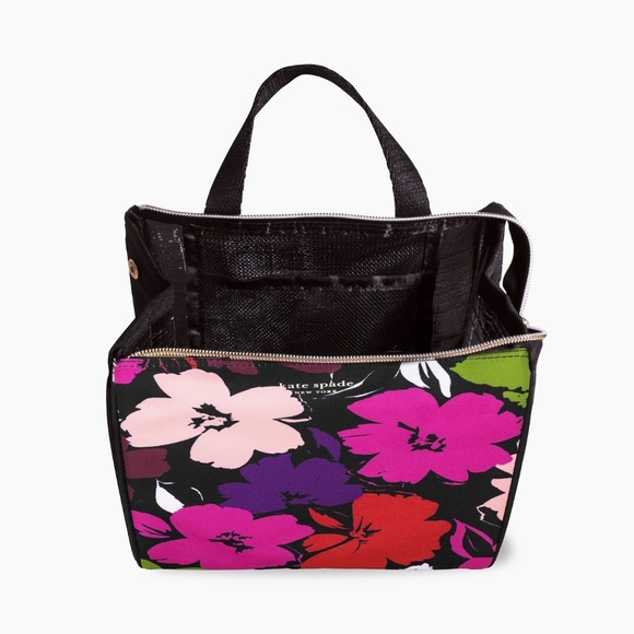Kate Spade Lunch Bag, Painterly Blooms - Picture 2 of 3